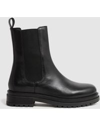 Reiss - Leather Chelsea Boots - Lyst