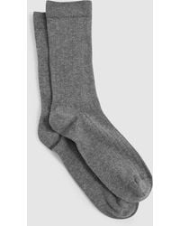 Reiss - Felicia Loafer Socks Cotton Ribbed - Lyst