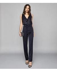 reiss chocolate jumpsuit