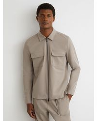 Reiss - Ascend - Taupe Brown Shirt, S - Lyst