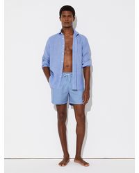 Reiss - Orient Geometric-Print Swim Shorts - Lyst