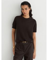 Reiss - Cashmere Crew-Neck T-Shirt - Lyst