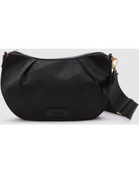 Reiss - Frances - Black Adjustable Strap Cross-body Bag, One - Lyst