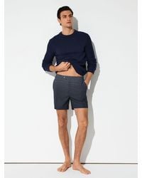Reiss - Darli - Navy Ombré Geometric-print Swim Shorts, S - Lyst