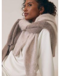 Reiss - Premium Interlock Shawl-Neck Sweatshirt With - Lyst