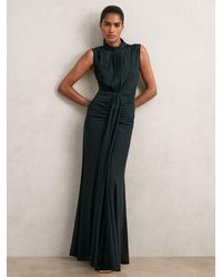 Reiss - Ruched Sleeveless Maxi Dress - Lyst