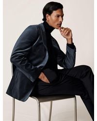 Reiss - Apsara Single-Breasted Velvet Blazer-Fit - Lyst