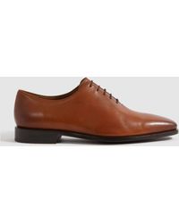 Reiss - Mead - Light Tan Leather Lace-up Shoes - Lyst