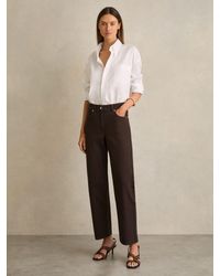 Reiss - Mid Rise Straight Leg Jeans - Lyst