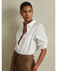 Reiss - Cotton Poplin Shirt - Lyst