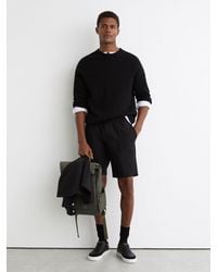 Reiss - Short - Black Ascend Short Technical Drawstring Shorts, 28 - Lyst