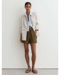 Reiss - Belted Button-Tab Short - Lyst