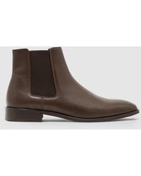 Reiss - Leather Chelsea Boots - Lyst