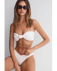 Reiss - Hunter - Fella Bandeau Knot Bikini Top - Lyst