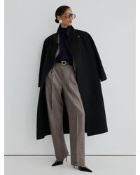 ATELIER - Wool Wide-Leg Double-Pleat Trousers - Lyst