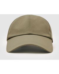 Reiss - Paxton - Sage Green Embroidered-logo Tech Baseball Cap, One - Lyst