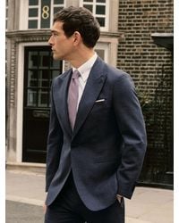 Reiss - Tailored Fit Virgin Wool Textured Single-Breasted Blazer - Lyst