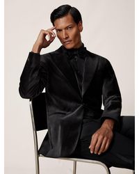 Reiss - Apsara Single-Breasted Velvet Blazer-Fit - Lyst