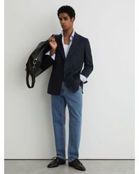 Reiss - Soft-Stretch Straight-Leg Jeans - Lyst