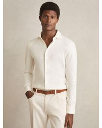 Reiss - Air-Water Cotton Slim-Fit Shirt - Lyst