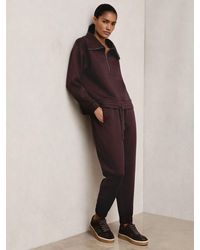 Reiss - Interlock Tapered Joggers - Lyst
