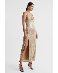Significant Other - Sequin V-neck Maxi Dress - Lyst
