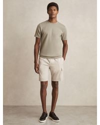 Reiss - Short Drawstring Technical Cargo Shorts - Lyst