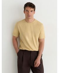 Reiss - Cotton Crew-Neck Tailored-Fit T-Shirt - Lyst