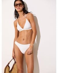 Reiss - Side Tie Bikini Bottoms - Lyst