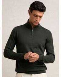 Reiss - Wool Half-Zip Jumper - Lyst
