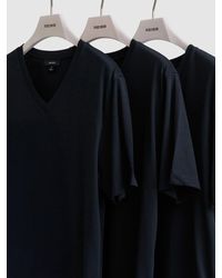 Reiss - Dayton Pack-Pack Cotton V-Neck Tailored-Fit T-Shirts - Lyst