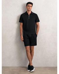 Reiss - Textured Drawstring Shorts - Lyst