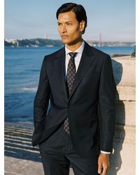 Reiss - Seminar Wool Single-Breasted Check Suit Blazer Tailored-Fit - Lyst