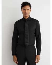 Reiss - Storm Cotton-Twill Two-Fold-Fit Shirt - Lyst