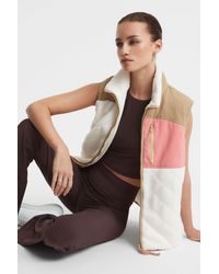 The Upside - Quilted Patchwork Gilet - Lyst