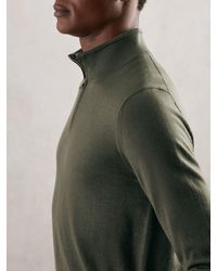 Reiss - Wool Half-Zip Funnel Neck Jumper - Lyst