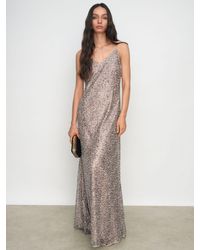 sachin and babi light blue dress Reiss Maggie Occasion Slip Dress in White
