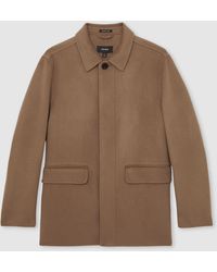 Reiss - Wool Blend Double Face Button Jacket - Lyst