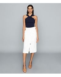 white linen skirts sale
