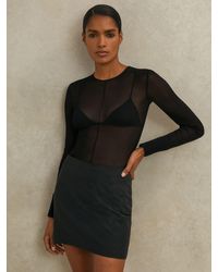 Reiss - Atelier Embellished Mini Skirt - Lyst