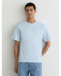 Reiss - Cotton Pigment-Dyed Relaxed-Fit T-Shirt - Lyst