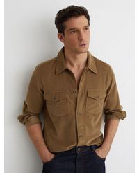 Reiss - Corduroy Twin-Pocket Overshirt - Lyst
