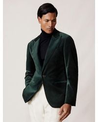 Reiss - Single-Breasted Velvet Blazer Slim-Fit - Lyst