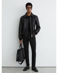Reiss - Cotton-Blend Slim-Fit Jeans - Lyst