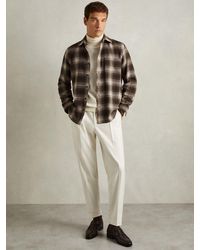 Reiss - Crosby Overshirt Checked - Lyst