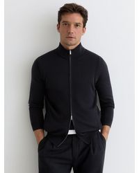 Reiss - Wool Zip-Through Gilet - Lyst