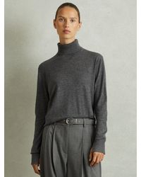 Reiss - Merino Wool Roll Neck Jumper - Lyst