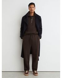 Reiss - Cotton Heavyweight Straight-Leg Joggers - Lyst