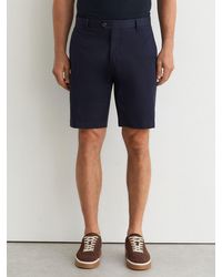 Reiss - Wicket - Navy Regular Length Casual Chino Shorts, 30 - Lyst