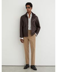 Reiss - Slim Fit Stretch Drawstring Trousers - Lyst